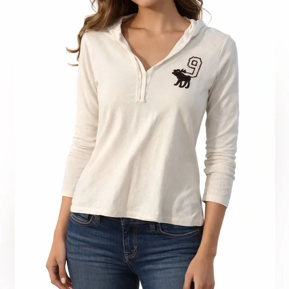 Vintage Abercrombie and Fitch Shirt with hoodie size Small - Picture 1 of 4